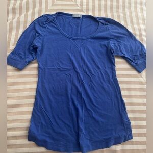 $1!! dELiA*s Cobalt Blue Top with Button Details at Shoulders